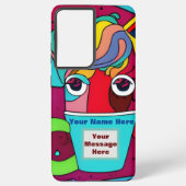 Psychedelic Samsung Galaxy Hoesje (Achterkant)