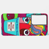 Psychedelic Samsung Galaxy Hoesje (Achterkant horizontaal)