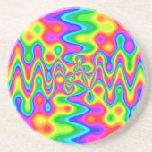 Psychedelic Sandstone Drink Onderzetter (Voorkant)