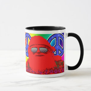 Psychedelic Santa Peace Mok