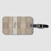 Psychedelic Schaap warme wol aanpasbaar Bagagelabel (Voorkant (horizontaal))