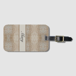 Psychedelic Schaap warme wol aanpasbaar Bagagelabel