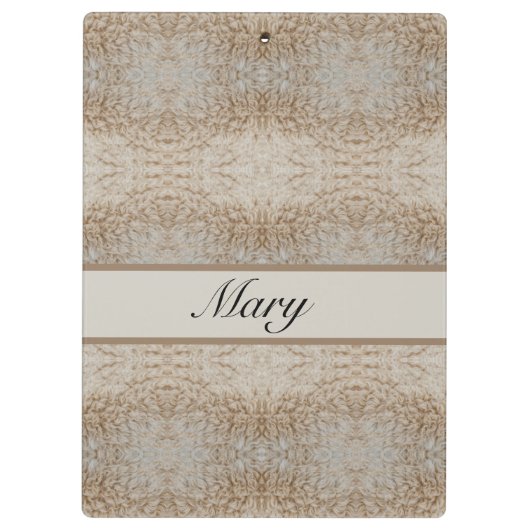 Psychedelic Schaap warme wol aanpasbaar Klembord (Achterkant)