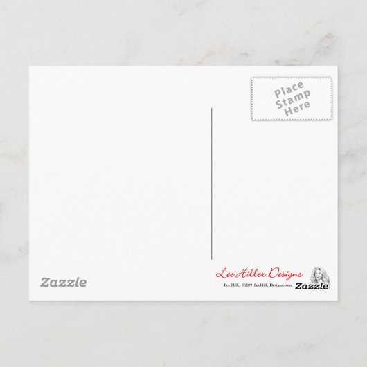 Psychedelic Seahorse Zee Turtle Art Briefkaart (Achterkant)