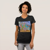 Psychedelic Seahorse Zee Turtle Art T-shirt (Voorkant volledig)