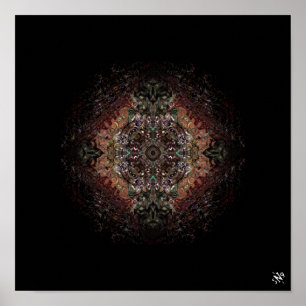 Psychedelic shield v1 poster