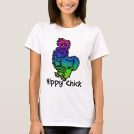 Psychedelic Silkie Hippy Chick T-Shirt
