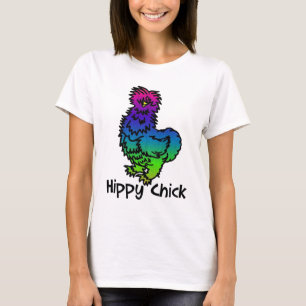 Psychedelic Silkie Hippy Chick T-Shirt