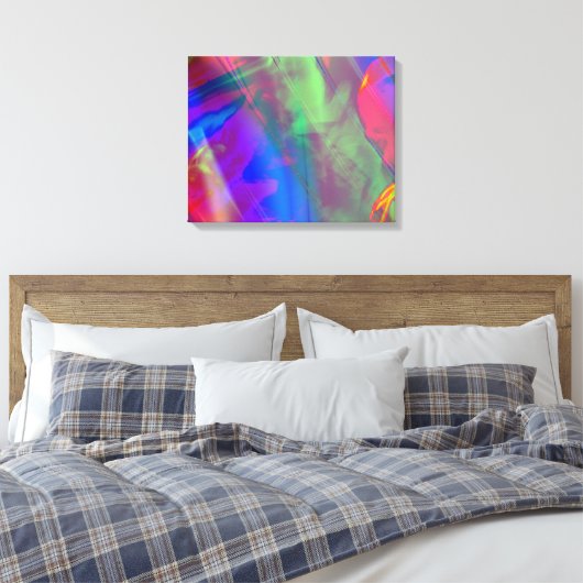 Psychedelic Singer Canvas Afdruk (Insitu (Slaapkamer))