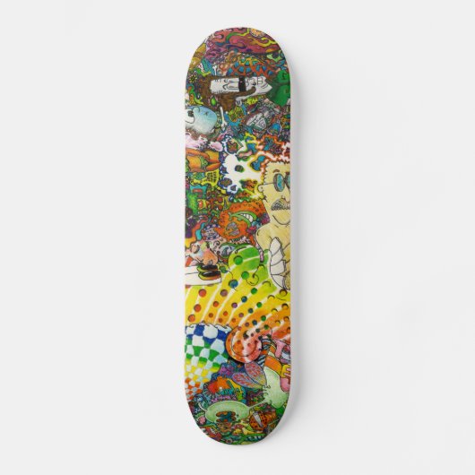 Psychedelic Skateboard (Voorkant)