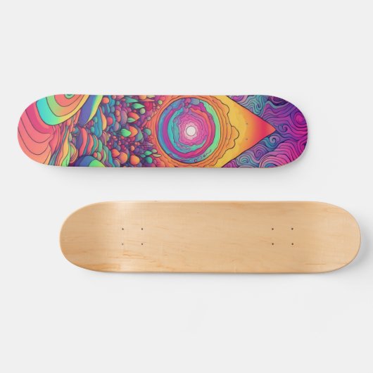 Psychedelic Skateboard (Horizontaal)