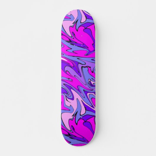 Psychedelic Skateboard van Thierry Reno (Voorkant)