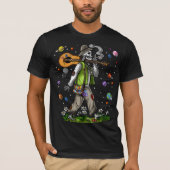 Psychedelic Skeleton Hippie T-shirt (Voorkant)
