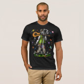 Psychedelic Skeleton Hippie T-shirt (Voorkant volledig)