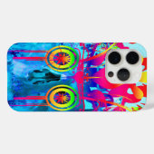 Psychedelic Skull Case-Mate iPhone Case (Achterkant (horizontaal))