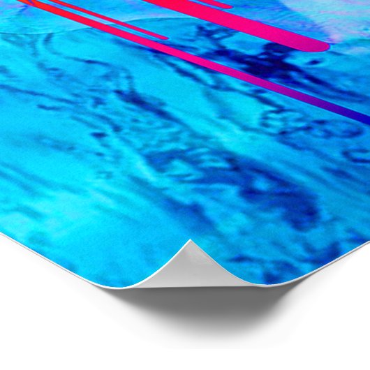 Psychedelic Skull Poster (Hoek)