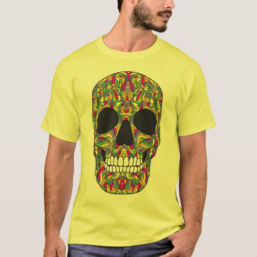 Psychedelic Skull T-shirt (Voorkant)