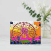 Psychedelic Sky Wheel Briefkaart (Staand voorkant)