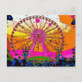 Psychedelic Sky Wheel Briefkaart (Voorkant)