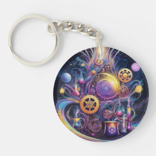 Psychedelic Sleutelhanger