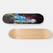 Psychedelic Sneaker Shoe Skateboard (Horizontaal)