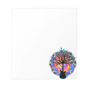 "Psychedelic Sonic Cyclone" surrealistische gitaar Notitieblok