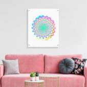 Psychedelic Soul - Kunst voor je innerlijke hippie Canvas Afdruk (Insitu (Woonkamer))