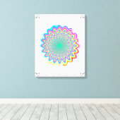 Psychedelic Soul - Kunst voor je innerlijke hippie Canvas Afdruk (Insitu (Houten vloer))