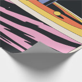 Psychedelic Space - Abstracte illustratie, Geometr Cadeaupapier (Hoek)
