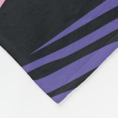 Psychedelic Space Abstracte illustratie, geometris Fleece Deken (Hoek)