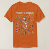 Psychedelic Space Astronaut Psychonaut EDM Rave T-shirt (Design voorkant)