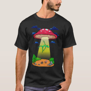 Psychedelic Space UFO Fu T-shirt