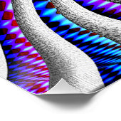 Psychedelic Spider.. Perfect Poster (Hoek)