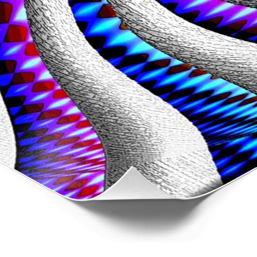 Psychedelic Spider.. Perfect Poster (Hoek)