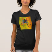 Psychedelic Spider Underside van KLM T-shirt (Voorkant)