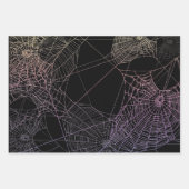 Psychedelic Spiders en Webs Inpakpapier Vel (Voorkant)