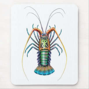 Psychedelic Spiny Lobster Mousepad Muismat