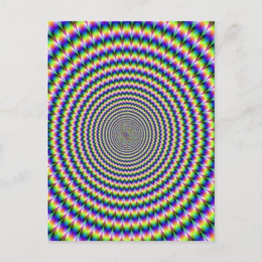 PSYCHEDELIC SPIRAAL. BRIEFKAART (Voorkant)