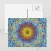 Psychedelic spiral briefkaart (Voorkant / Achterkant)