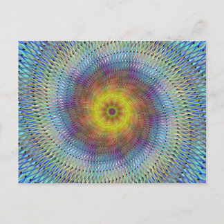 Psychedelic spiral briefkaart