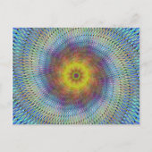 Psychedelic spiral briefkaart (Voorkant)