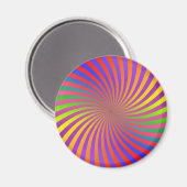 Psychedelic Spiral Design: Magneet (Voorkant / Achterkant)