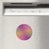 Psychedelic Spiral Design: Magneet (Insitu (Vaatwasser))
