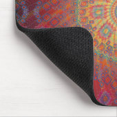 Psychedelic Spiral Fractal Design: Mousepad Muismat (Hoek)