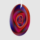 Psychedelic Spiral Labyrinth Ornament (voorkant)