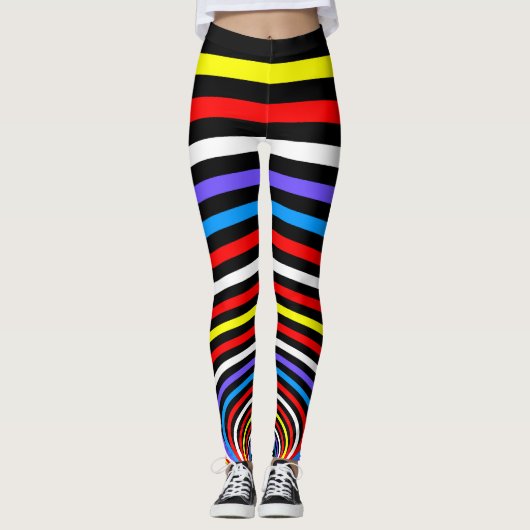Psychedelic Spiral Leggings (Voorkant)