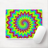 Psychedelic Spiral MousePad Muismat (Met muis)