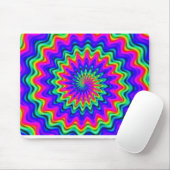Psychedelic Spiral Muismat (Met muis)