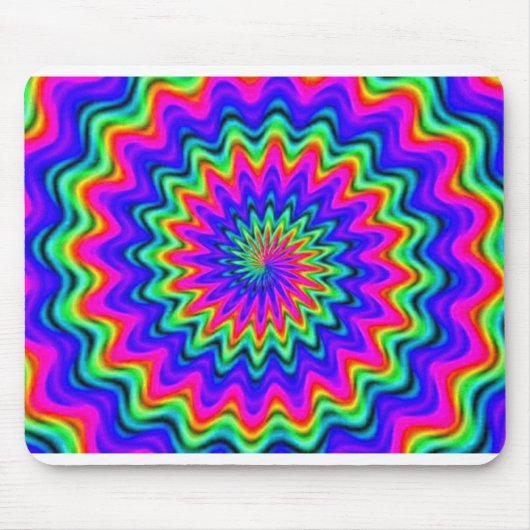 Psychedelic Spiral Muismat (Voorkant)