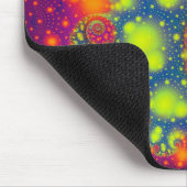 Psychedelic Spiral Neon Decoratieve Abstracte Kuns Muismat (Hoek)